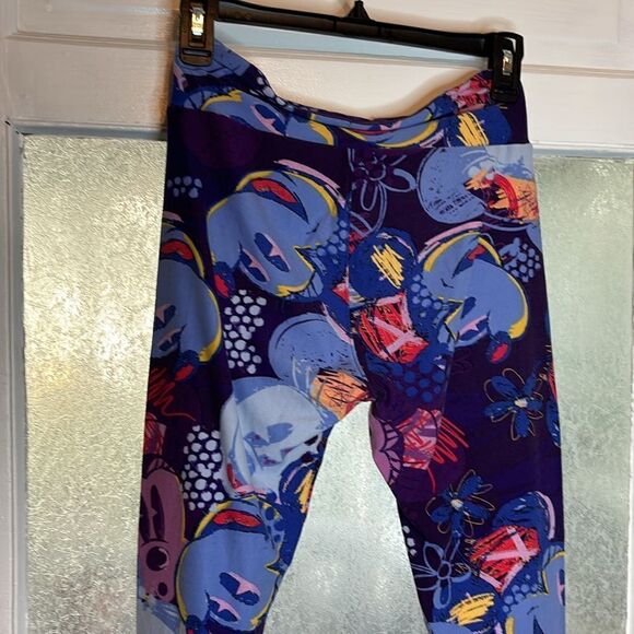 Lularoe Disney Women’s Dark Blue Mickey & Minnie Mouse Pattern Leggings Size OS - Picture 5 of 7